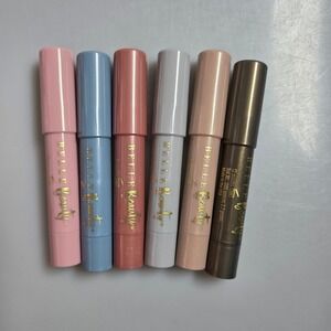 Belle Beauty So Shady Long Wear Shadow Stick 6 Piece Set Sky Blue Pink Green Tea
